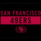 NFL San Francisco 49ers Black Performance Series Amazon Echo Buds Skin