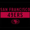 NFL San Francisco 49ers Black Performance Series AirPods Pro 2nd Gen Skin
