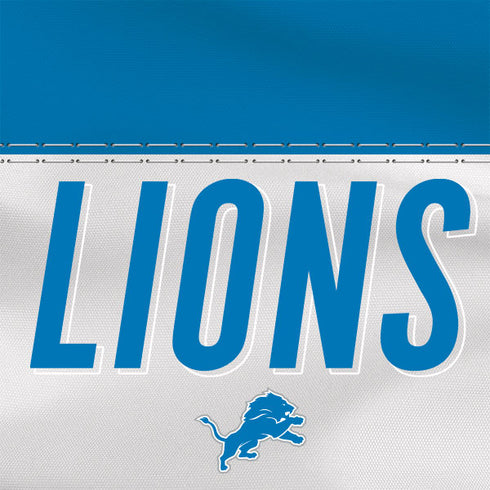 NFL Detroit Lions White Striped MacBook Skins
