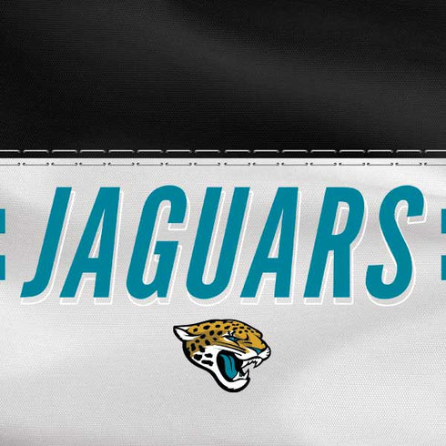 NFL Jacksonville Jaguars White Striped MacBook Skins