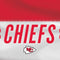 NFL Kansas City Chiefs White Striped Galaxy Buds Plus Skin