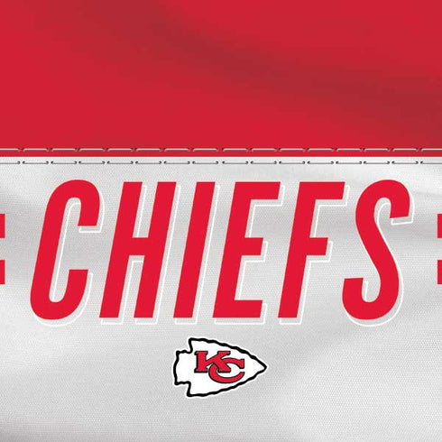 NFL Kansas City Chiefs White Striped Amazon Echo Buds Skin