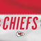 NFL Kansas City Chiefs White Striped Amazon Echo Buds Skin