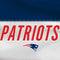 NFL New England Patriots White Striped Amazon Echo Buds Skin