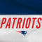 NFL New England Patriots White Striped Galaxy Buds Plus Skin