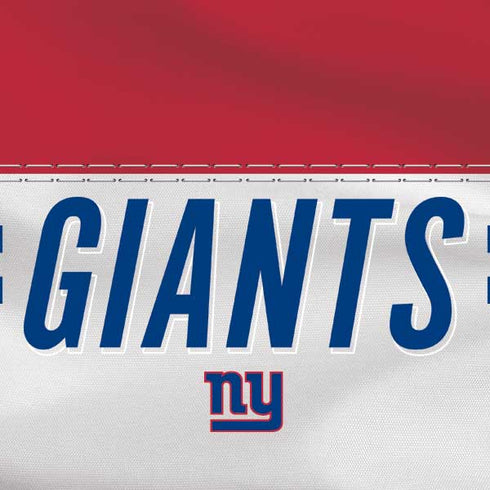 NFL New York Giants White Striped Amazon Echo Buds Skin