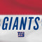 NFL New York Giants White Striped Amazon Echo Buds Skin