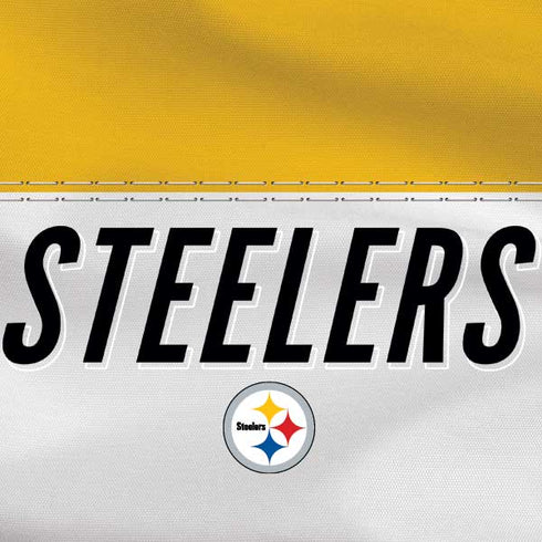 NFL Pittsburgh Steelers White Striped Amazon Echo Buds Skin