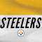 NFL Pittsburgh Steelers White Striped Amazon Echo Buds Skin