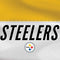 NFL Pittsburgh Steelers White Striped Nintendo Switch Lite Skin