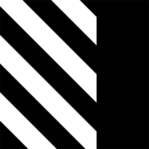 Black and White Stripes SteelSeries Rival 600 Gaming Mouse Skin