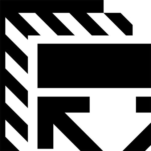 Black and White Geometric Shapes Laptop Skins