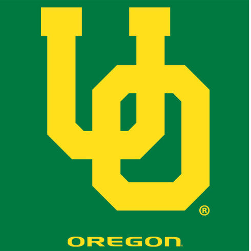 University of Oregon UO on Green iPhone 14 Plus Folio Case