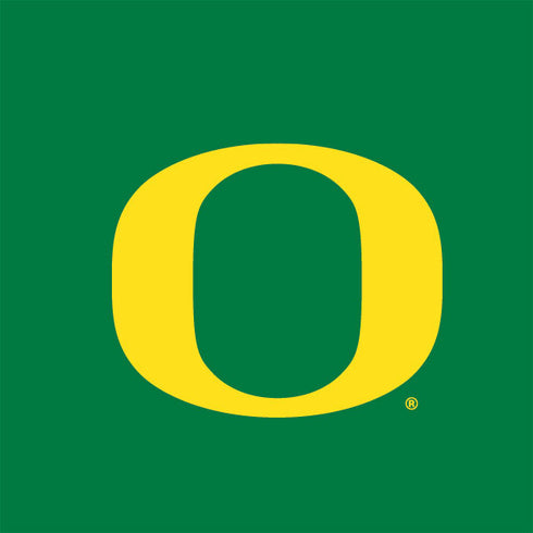 University of Oregon Yellow O on Green Galaxy A20 Clear Case