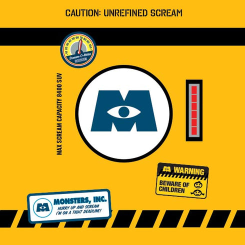 Disney Monsters Inc. Scream Canister Laptop Skins