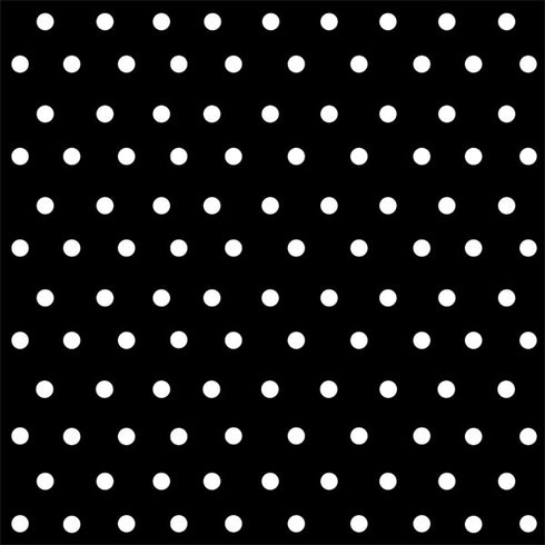 Black and White Polka Dots PlayStation 4 Gold Wireless Headset Skin