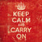 Keep Calm and Carry On Distressed Steam Deck Handheld Gaming Computer OLED Skin