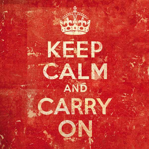 Keep Calm and Carry On Distressed PS5 Pro Console Skin