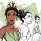 Disney Princess Tiana Sketch Apple AirPods (3rd Gen 2021) Skin