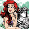 Disney Princess Ariel Sketch Art iPhone 7 Folio Case