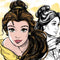 Disney Princess Belle Sketch iPhone 8 Folio Case