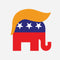 Republican Trump Hair iPhone 13 Pro Max Folio Case