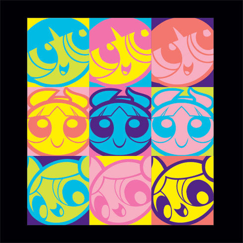 Cartoon Network Powerpuff Girls Neon iPhone 14 Folio Case