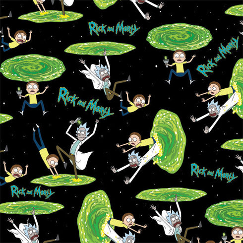 Adult Swim Rick and Morty Portal Pattern iPhone 15 MagSafe Case