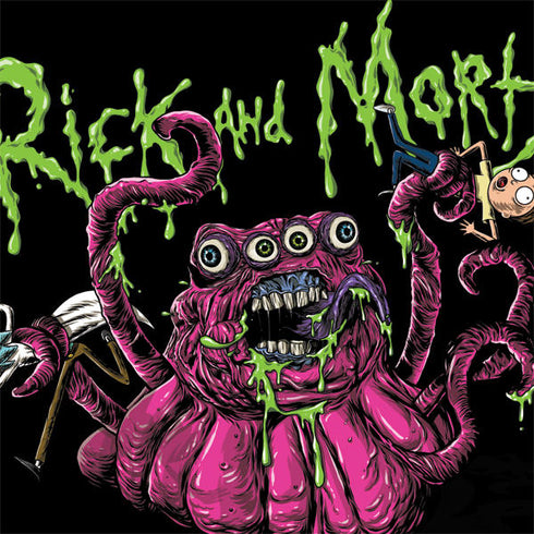 Adult Swim Rick and Morty Tentacle Attack iPhone 13 Folio Case