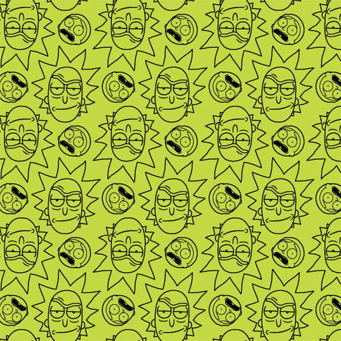 Adult Swim Rick and Morty Rick and Morty All Over Print Wii (Includes 1 Controller) Skin