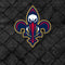 NBA New Orleans Pelicans Dark Rust Galaxy Book 12in Skin