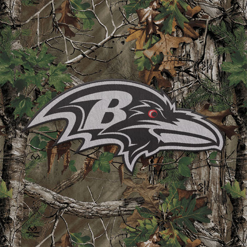 NFL Baltimore Ravens Realtree Xtra Green Camo Amazon Echo Buds Skin