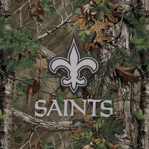 NFL New Orleans Saints Realtree Xtra Green Camo Amazon Echo Buds Skin