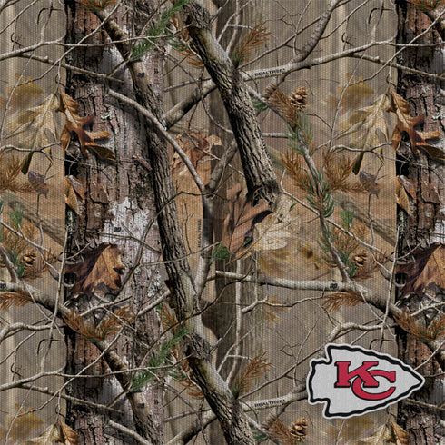 NFL Kansas City Chiefs Realtree AP Camo Steam Deck Handheld Gaming Computer OLED Skin