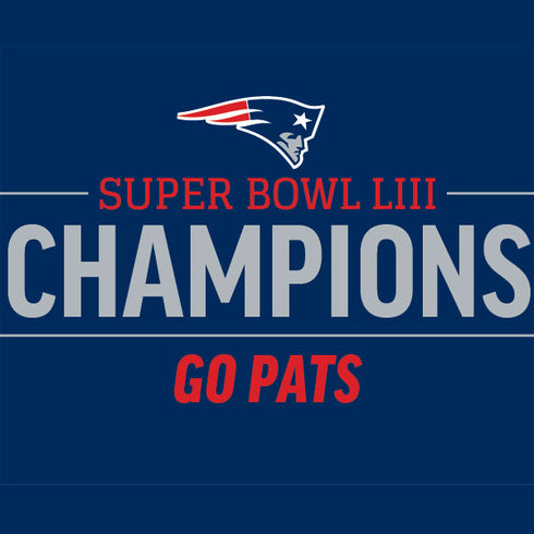 NFL Super Bowl LIII Champions Go Pats iPhone 15 Skin
