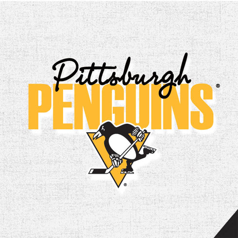 NHL Pittsburgh Penguins Script Xbox 360 Slim (2010) Skin