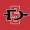San Diego State University Aztecs Red Logo Apple Pencil (1st Gen, 2017) Skin