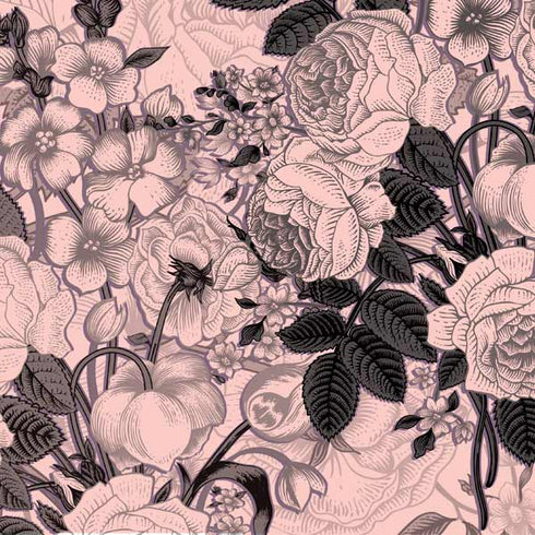 Rose Quartz Floral Nintendo Switch Lite Skin