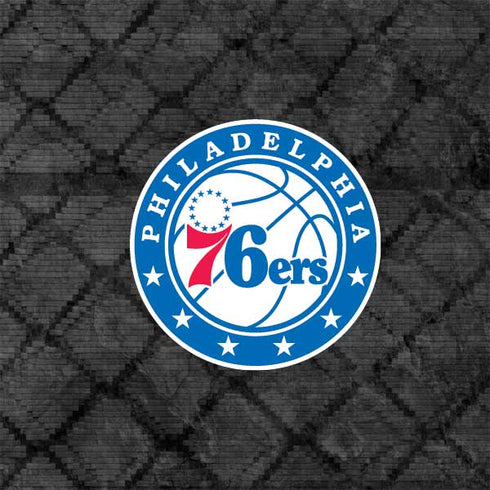 NBA Philadelphia 76ers Black Rust Galaxy Book 12in Skin