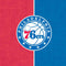 NBA Philadelphia 76ers Canvas Split Amazon Echo Buds Skin