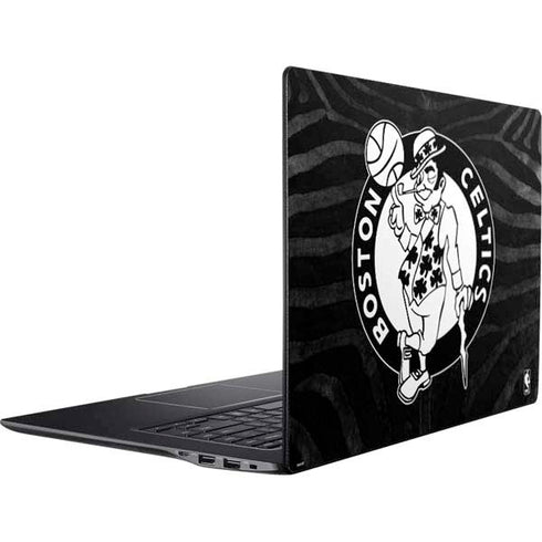 NBA Boston Celtics Black Animal Print Ativ Book 9 (15.6in 2014) Skin