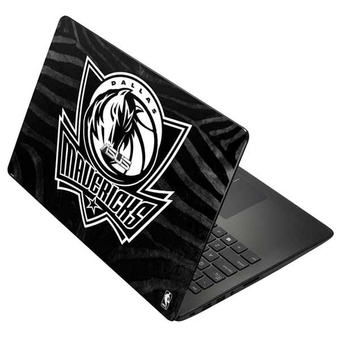 NBA Dallas Mavericks Black Animal Print Asus X502CA 15.6 Skin