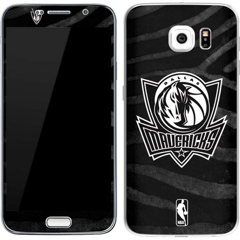 NBA Dallas Mavericks Black Animal Print Galaxy S7 Skin