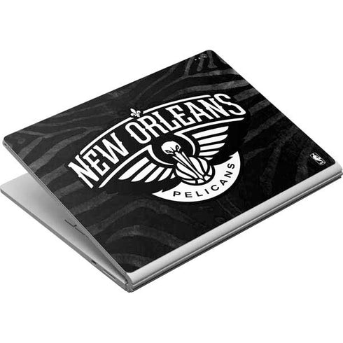 NBA New Orleans Pelicans Black Animal Print Surface Book Skin