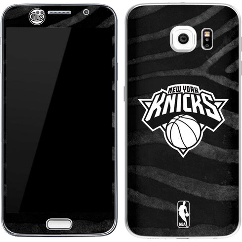 NBA New York Knicks Black Animal Print Galaxy S7 Skin