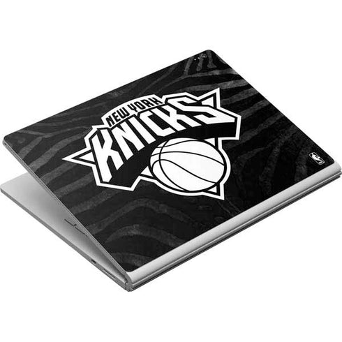 NBA New York Knicks Black Animal Print Surface Book Skin