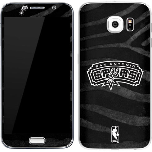 NBA San Antonio Spurs Black Animal Print Galaxy S7 Skin