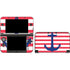 Nautical Stripes Nintendo Skins