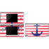 Nautical Stripes Nintendo Skins