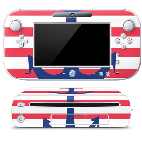 Nautical Stripes Wii U (Console + 1 Controller) Skin